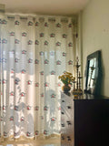 Hand Block Print PALKI Cotton Curtain SINGLE