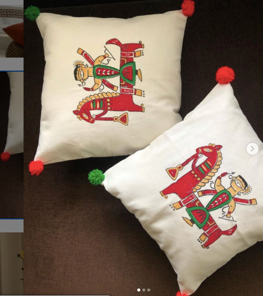 Block Print Small Cushion Covers Buy Cotton Pillow Covers Online