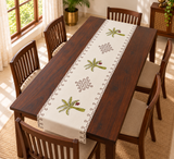 Hand Block printed_Banana Tree table Runner