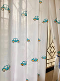 Blue Car_Kids Room_Hand Block printed