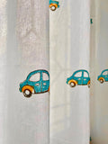 Blue Car_Kids Room_Hand Block printed