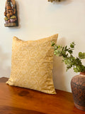 Cream Brocade Cushion Cover