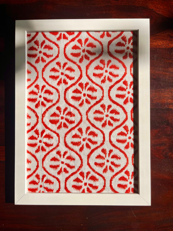 Orange Ikat Frame