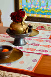 Hand Block Print Utsav Table Runner with Table Mats