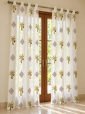 Vaatika- Hand Block Printed Mangalam Curtains