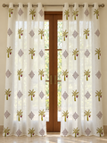 Vaatika- Hand Block Printed Mangalam Curtains