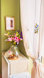 Wild Flower Embroidered Curtains