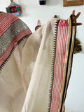 Hand Block Printed Red Dupatta