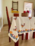 Hand Block Print Cotton Kalka Print Table Cloth