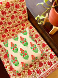 Pallavi Print Pure Cotton Cushion Cover