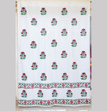 Hand Block Print Neha Print Cotton Curtain