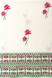 Hand Block Print Lotus Print Cotton Curtain