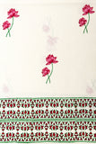 Hand Block Print Lotus Print Cotton Curtain (Quick Ship) PREMIUM Fabric