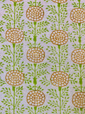 Hand Block Print Cotton Marigold Table Cloth