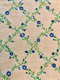 Hand Block Print Cotton Floral Criss-Cross Table Cloth